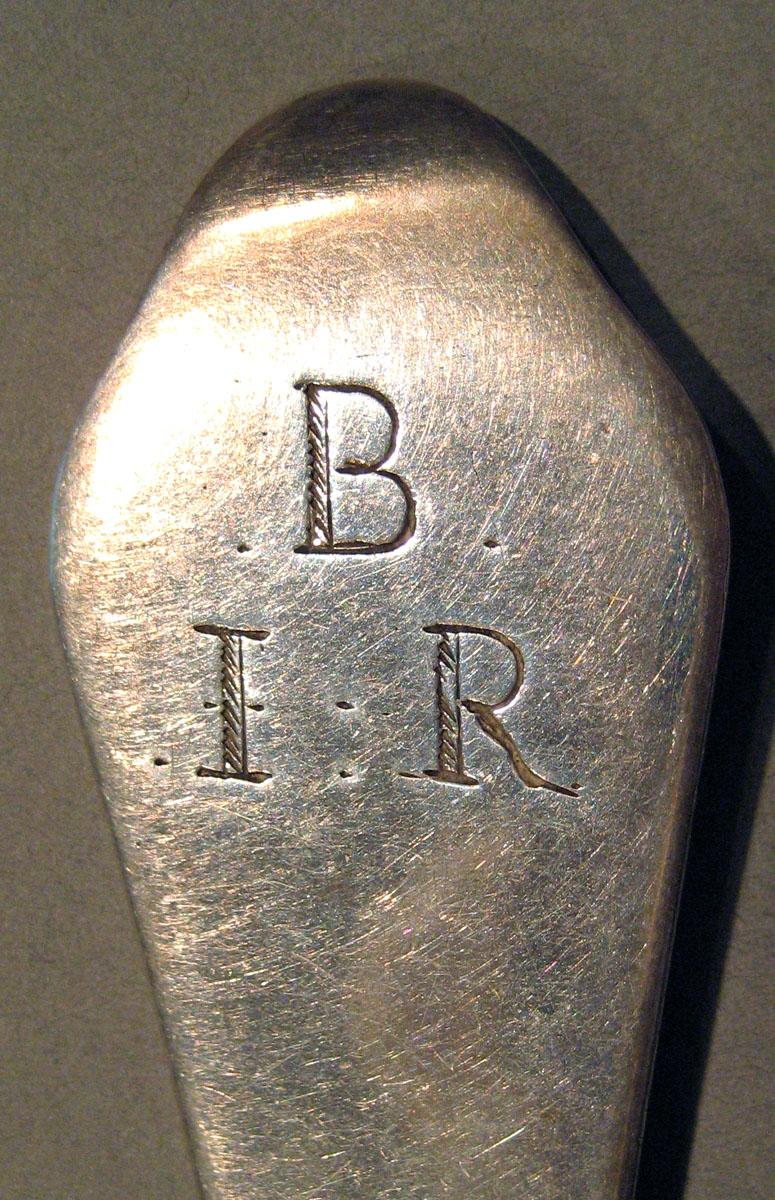 1998.0004.1562 Silver Spoon engraving