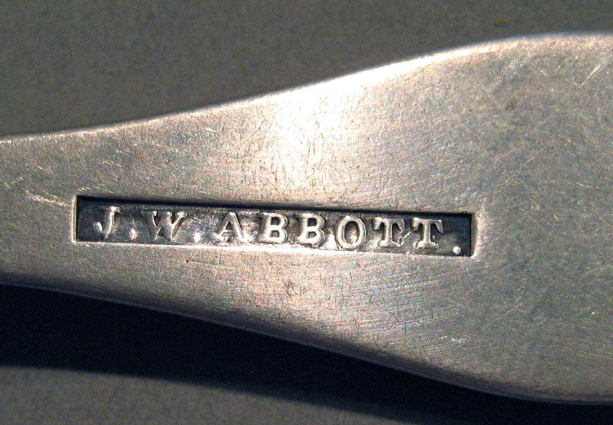 1998.0004.1564 Silver Spoon mark