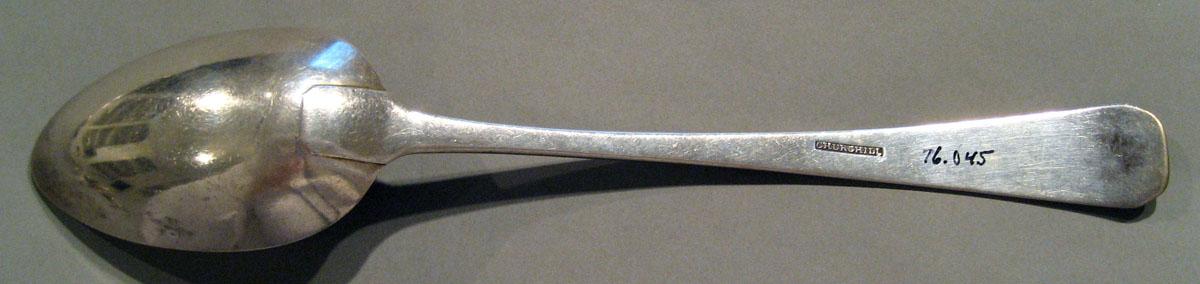 1998.0004.156 Silver Spoon underside