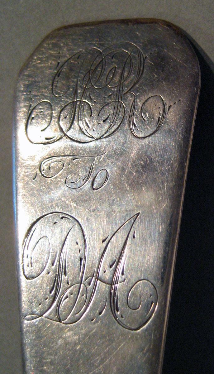 1998.0004.156 Silver Spoon engraving