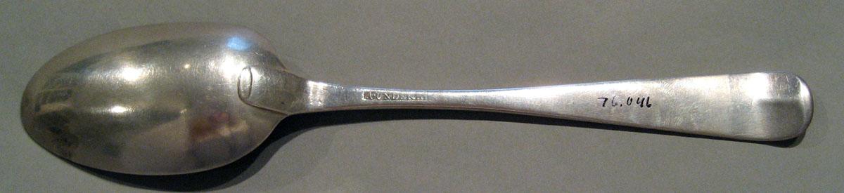 1998.0004.157 Silver Spoon underside