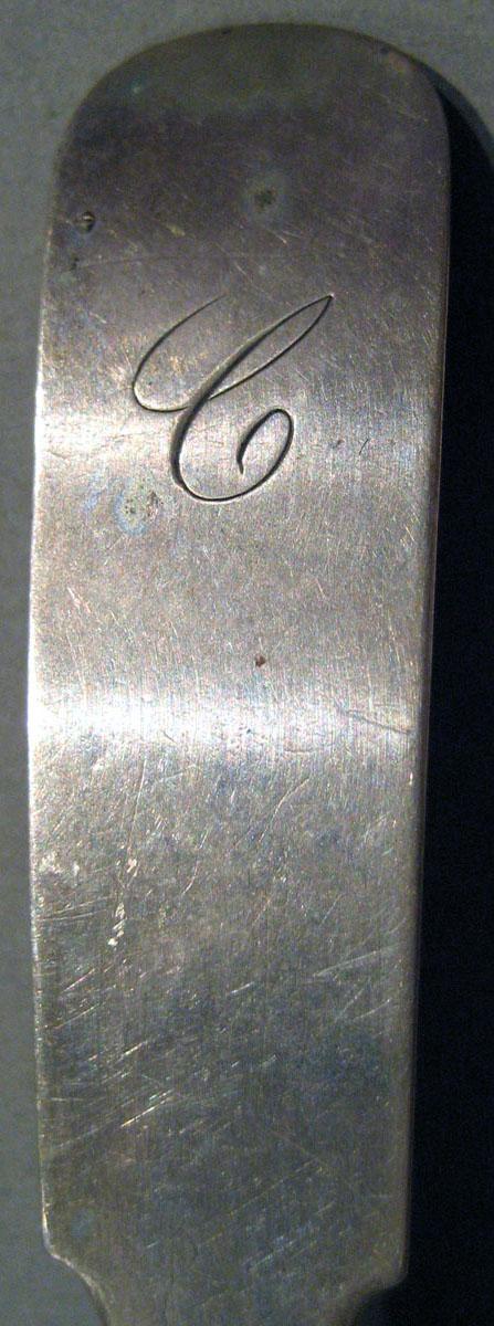 1998.0004.158 Silver Spoon engraving