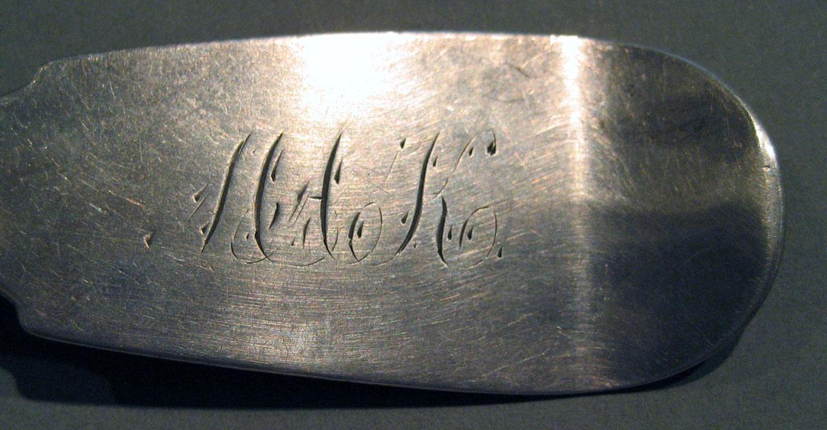 1998.0004.163 Silver Spoon engraving