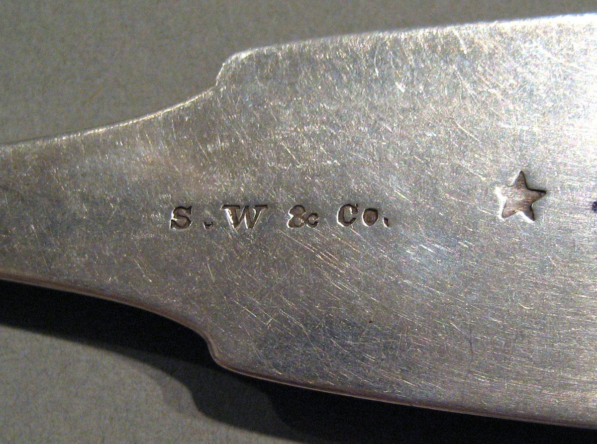 1998.0004.163 Silver Spoon marks