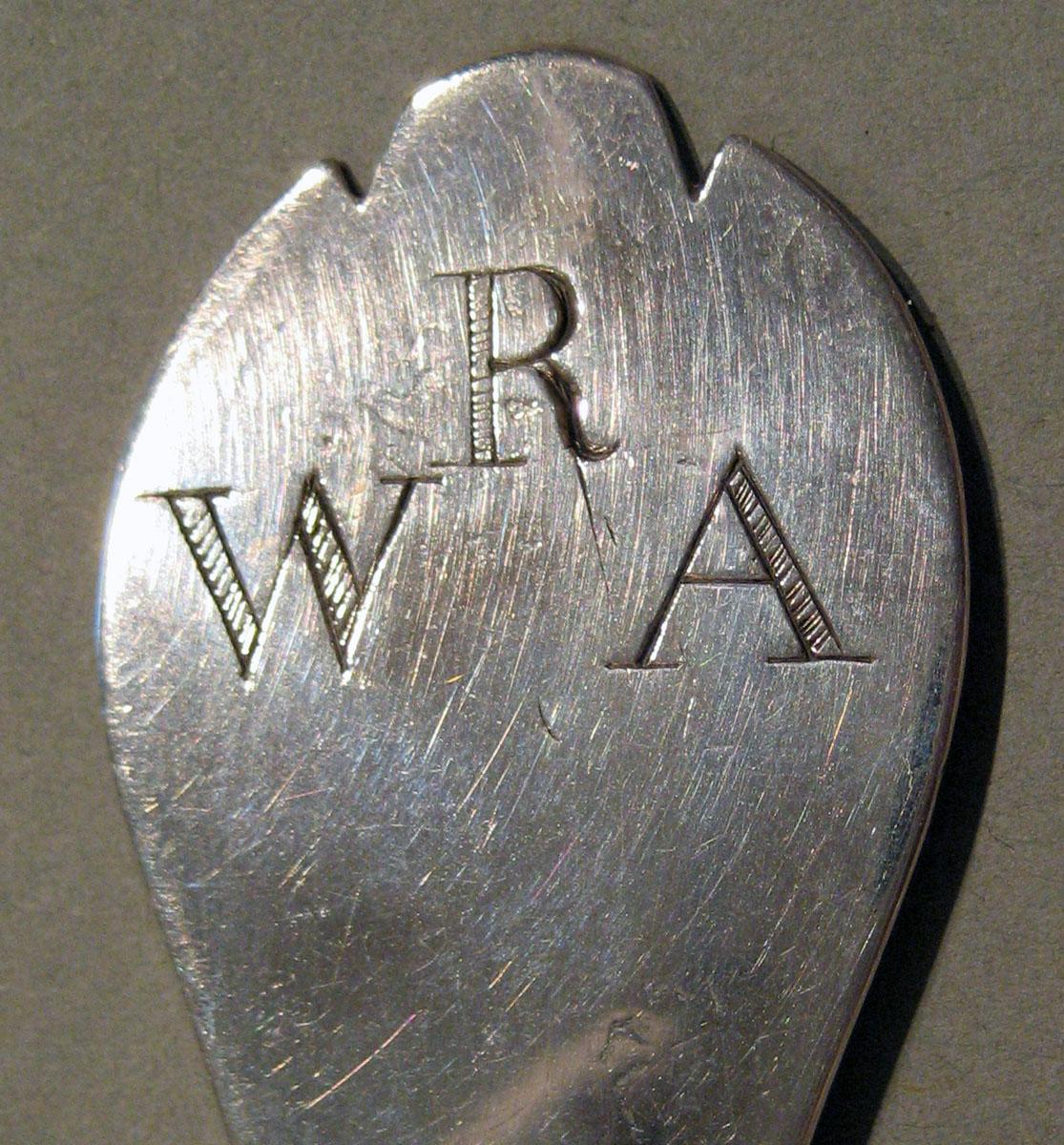 1998.0004.164 Silver Spoon engraving