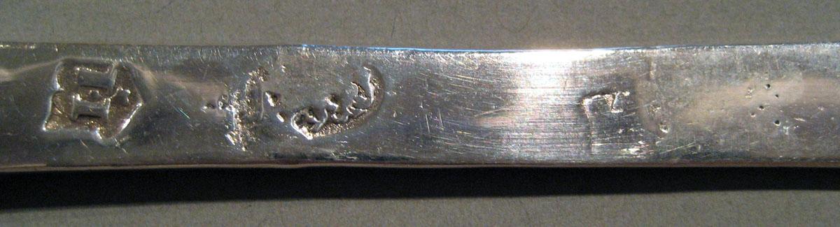 1998.0004.164 Silver Spoon marks