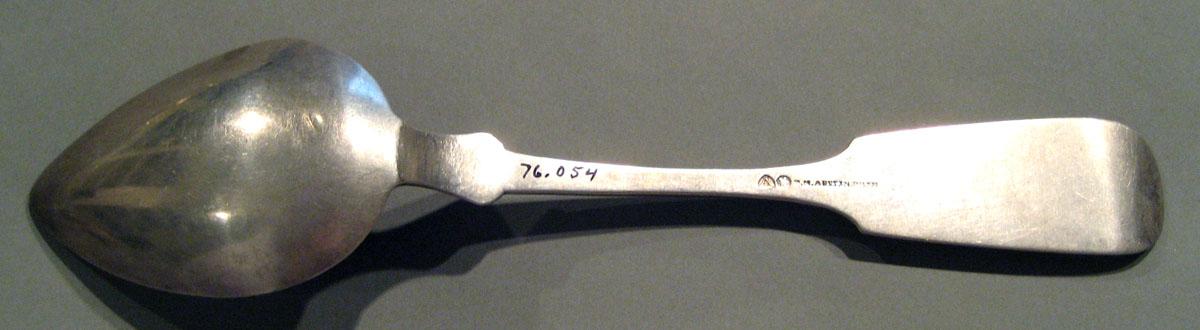 1998.0004.165 Silver Spoon underside