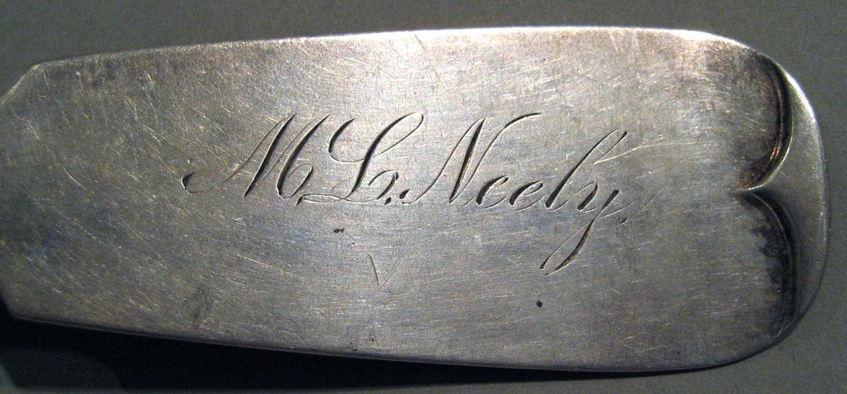 1998.0004.165 Silver Spoon engraving