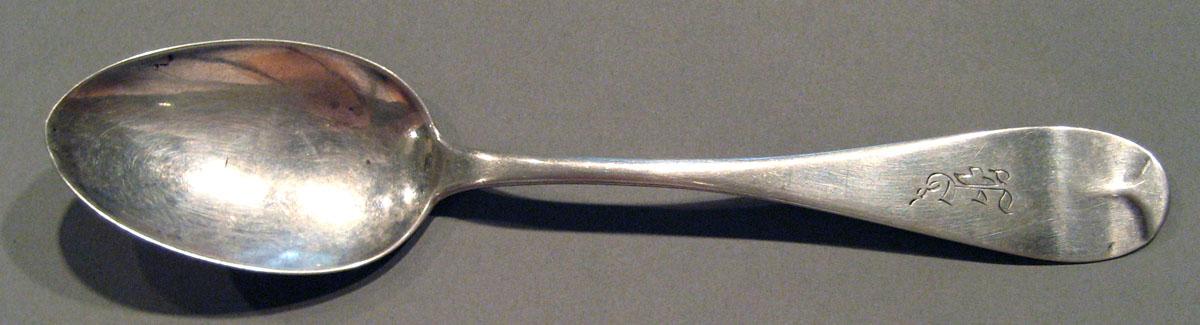 1998.0004.1665 Silver Spoon upper surface