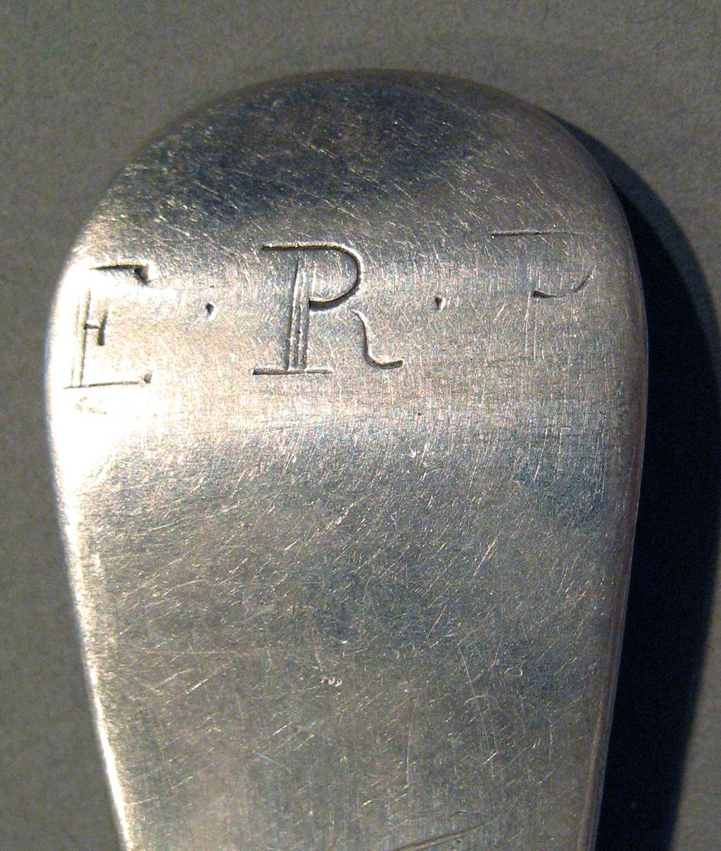 1998.0004.1666 Silver Spoon engraving