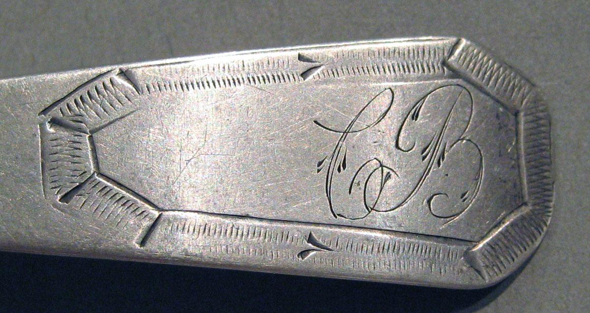 1998.0004.1667 Silver Spoon engraving