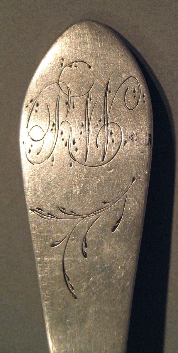 1998.0004.1669 Silver Spoon engraving