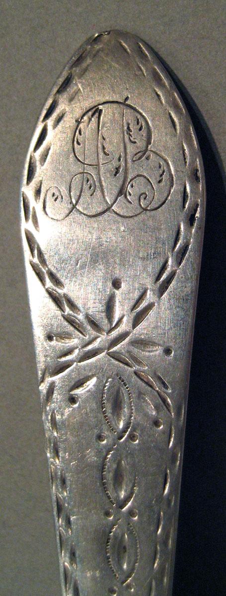 1998.0004.1670 Silver Spoon engraving