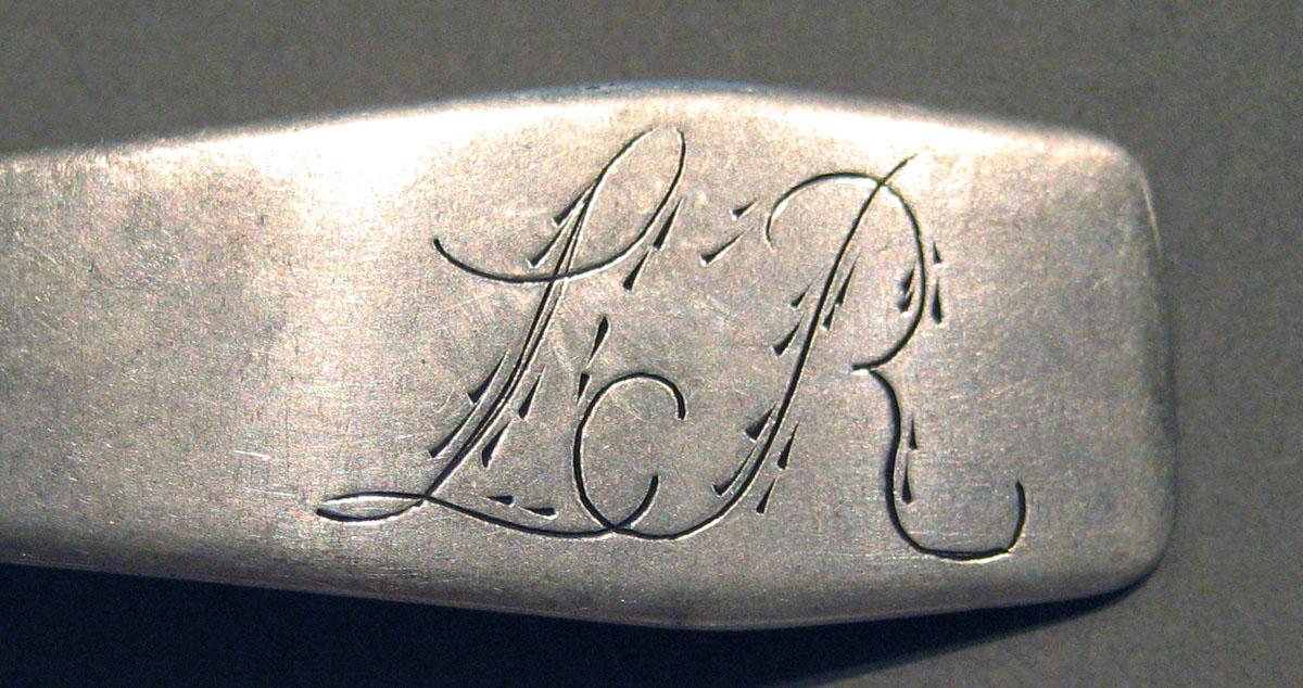 1998.0004.1672.002 Silver Spoon engraving