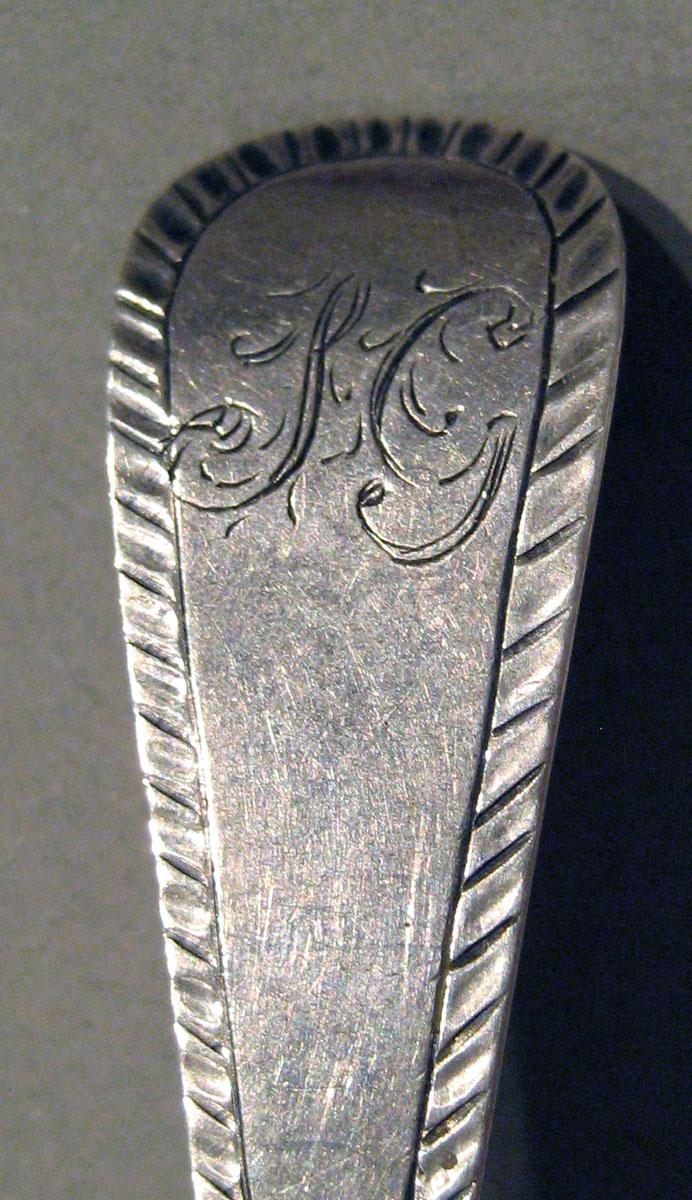 1998.0004.1674 Silver Spoon engraving