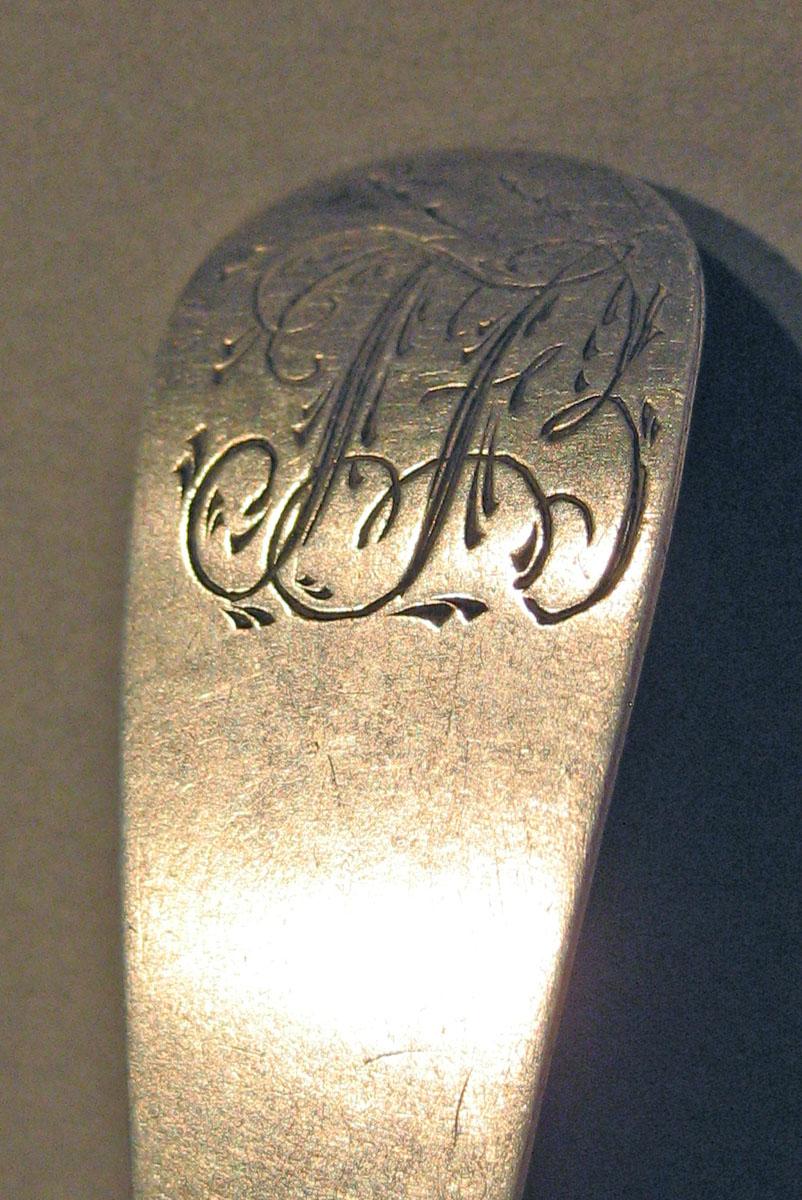 1998.0004.1677.001 Silver Spoon engraving