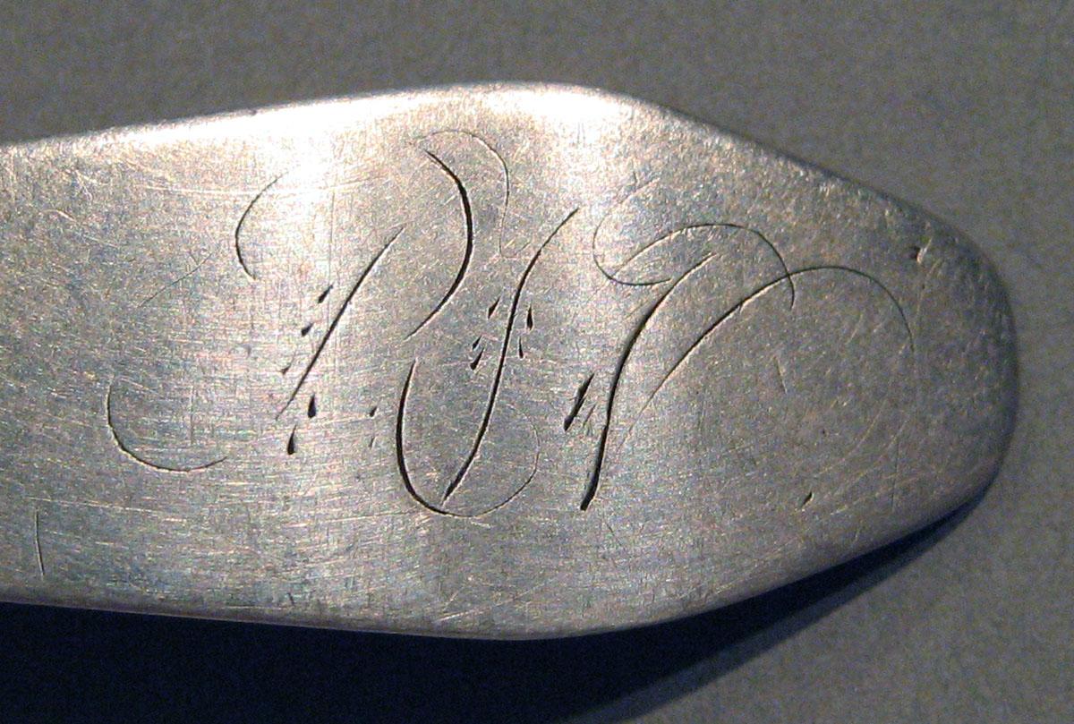 1998.0004.1678 Silver Spoon engraving