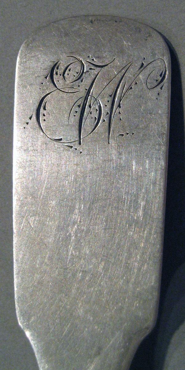 1998.0004.1679 Silver Spoon engraving