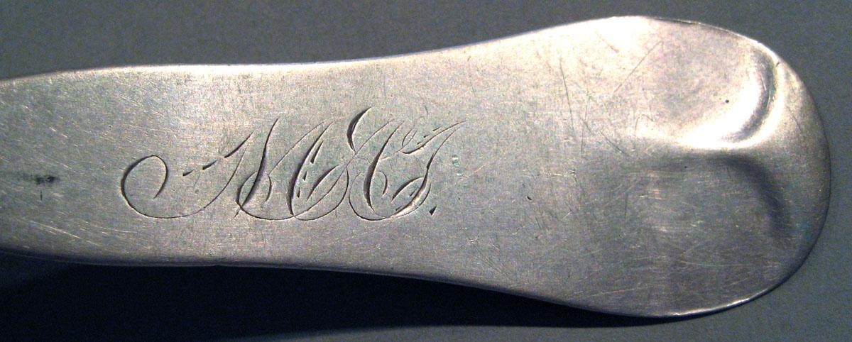 1998.0004.167 Silver Spoon engraving