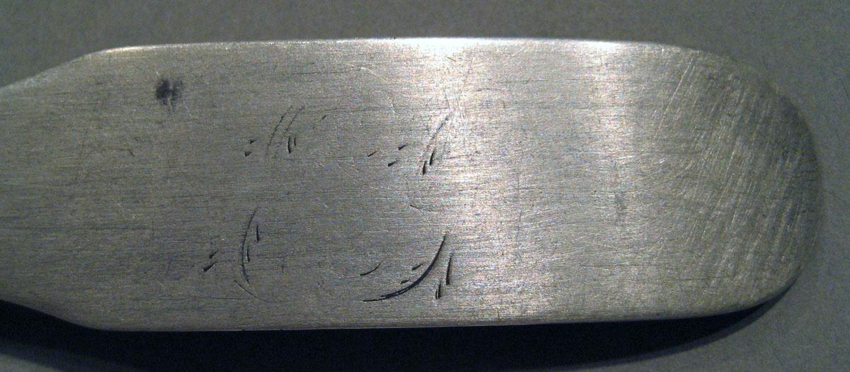 1998.0004.1682 Silver Spoon engraving