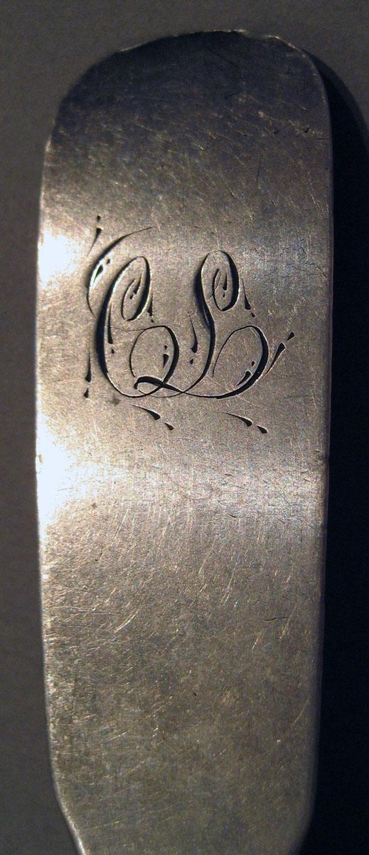 1998.0004.1683 Silver Spoon engraving