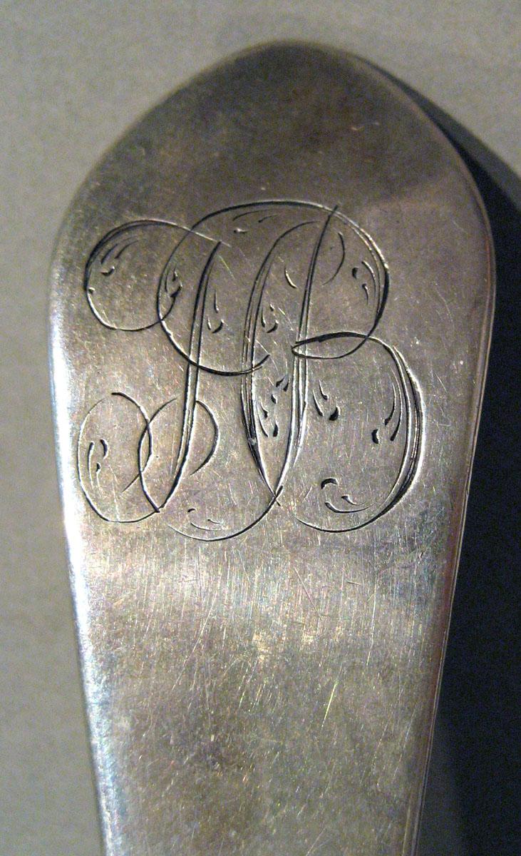 1998.0004.1684 Silver Spoon engraving