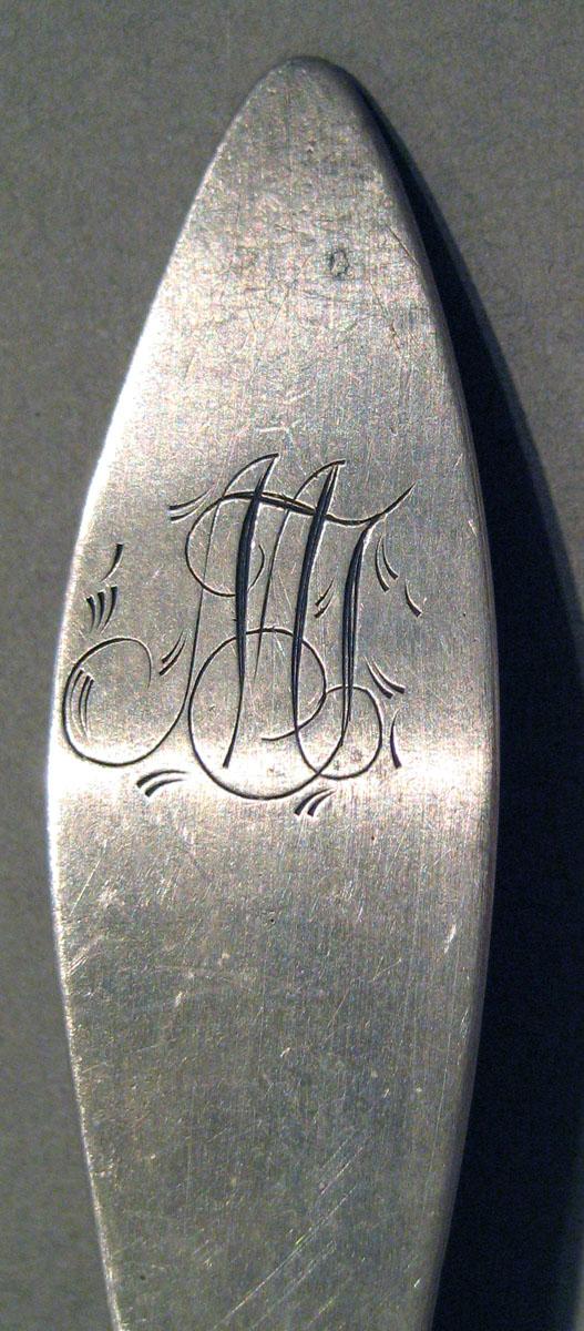 1998.0004.1685 Silver Spoon engraving