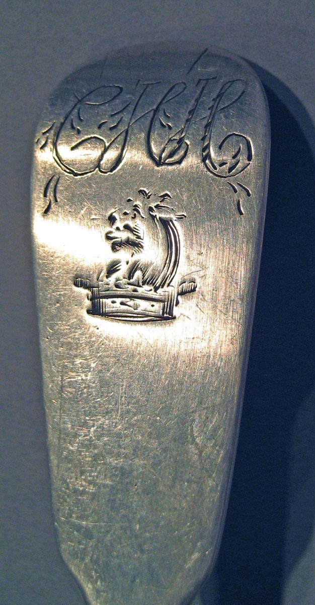 1998.0004.1689 Silver Spoon engraving