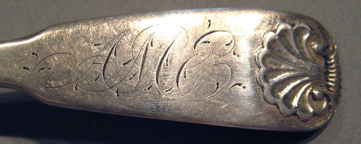 1998.0004.1690.007 Silver Spoon engraving
