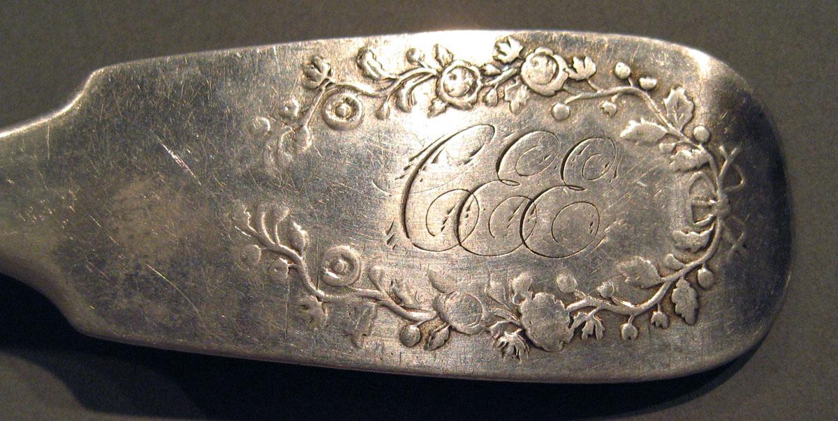 1998.0004.1699 Silver Spoon engraving