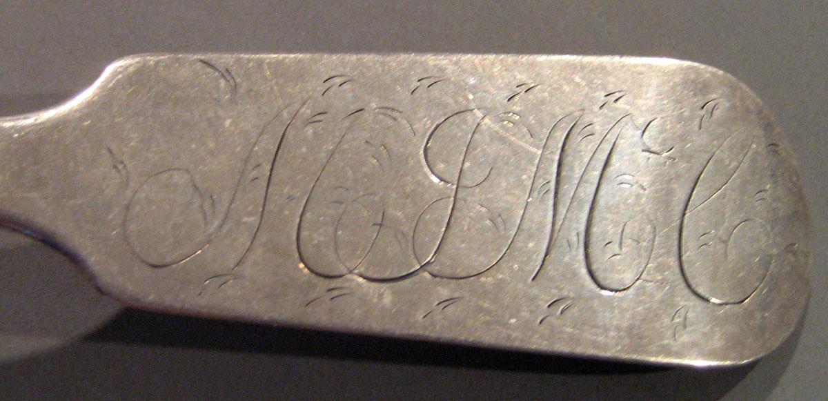 1998.0004.169 Silver Spoon engraving