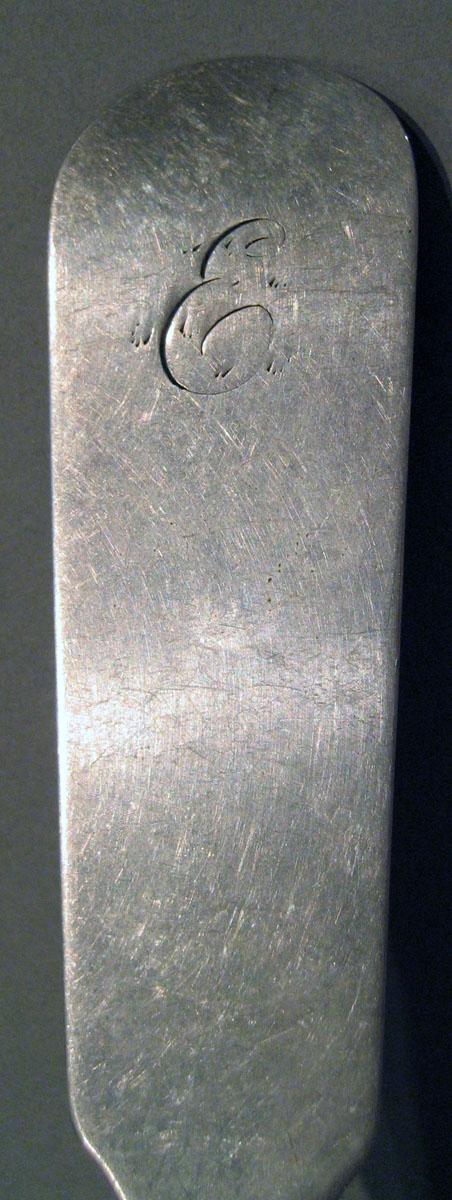 1998.0004.1700 Silver Spoon engraving