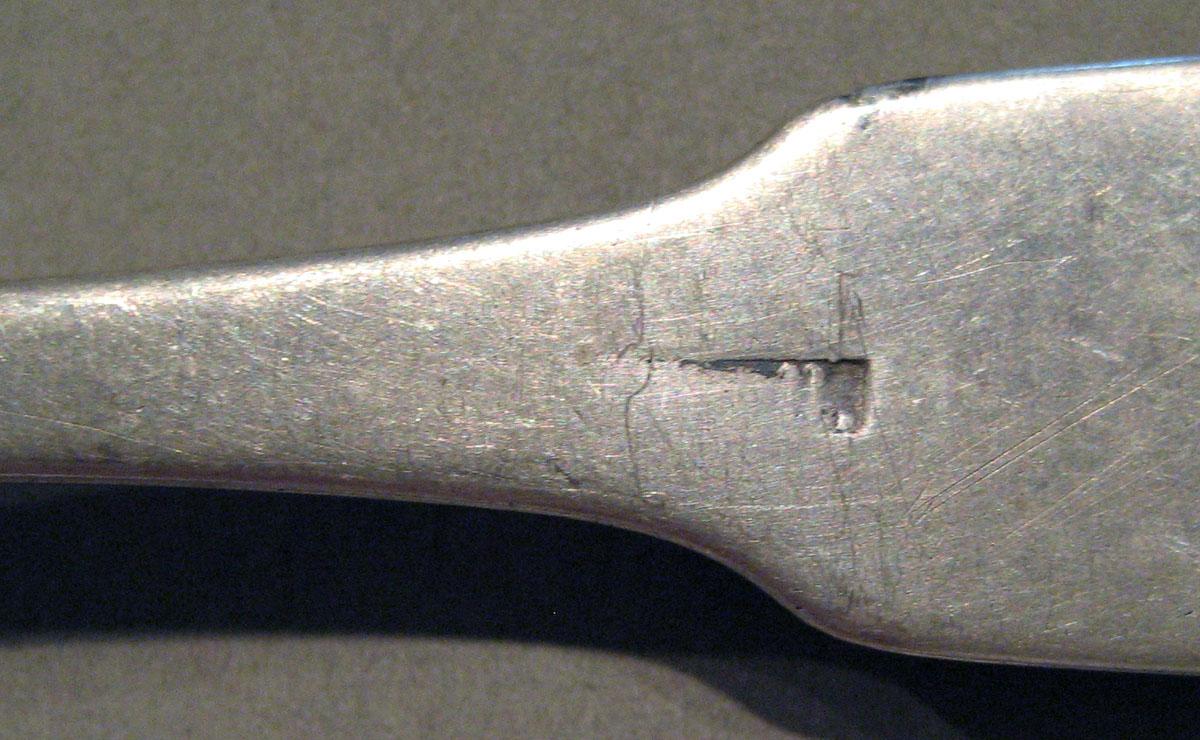 1998.0004.1702 Silver Spoon mark
