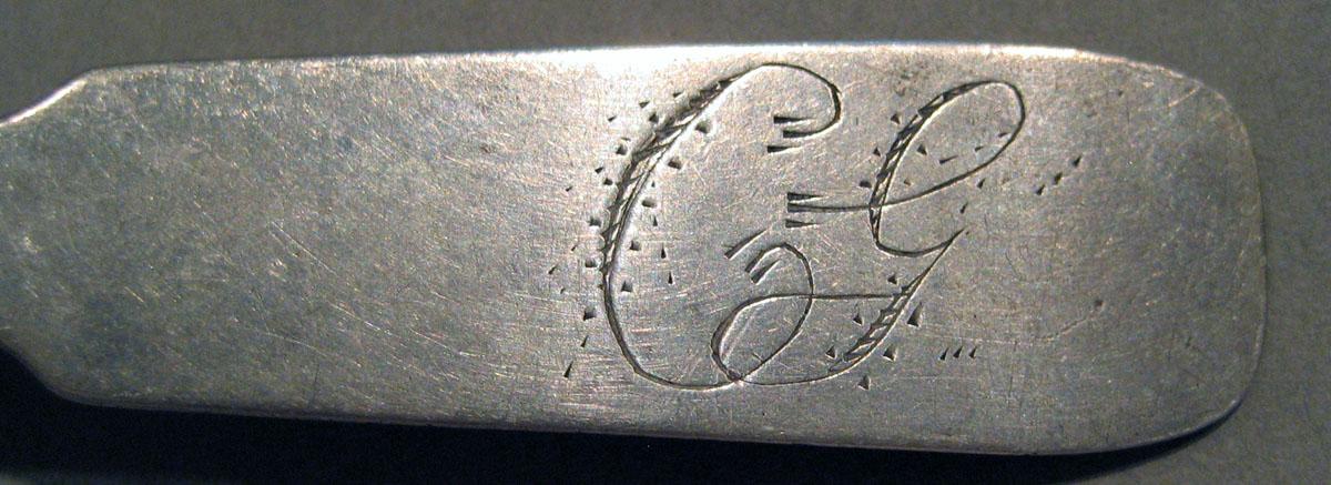 1998.0004.1704 Silver Spoon engraving