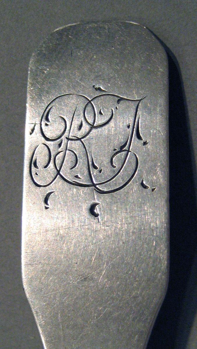1998.0004.1705 Silver Spoon engraving