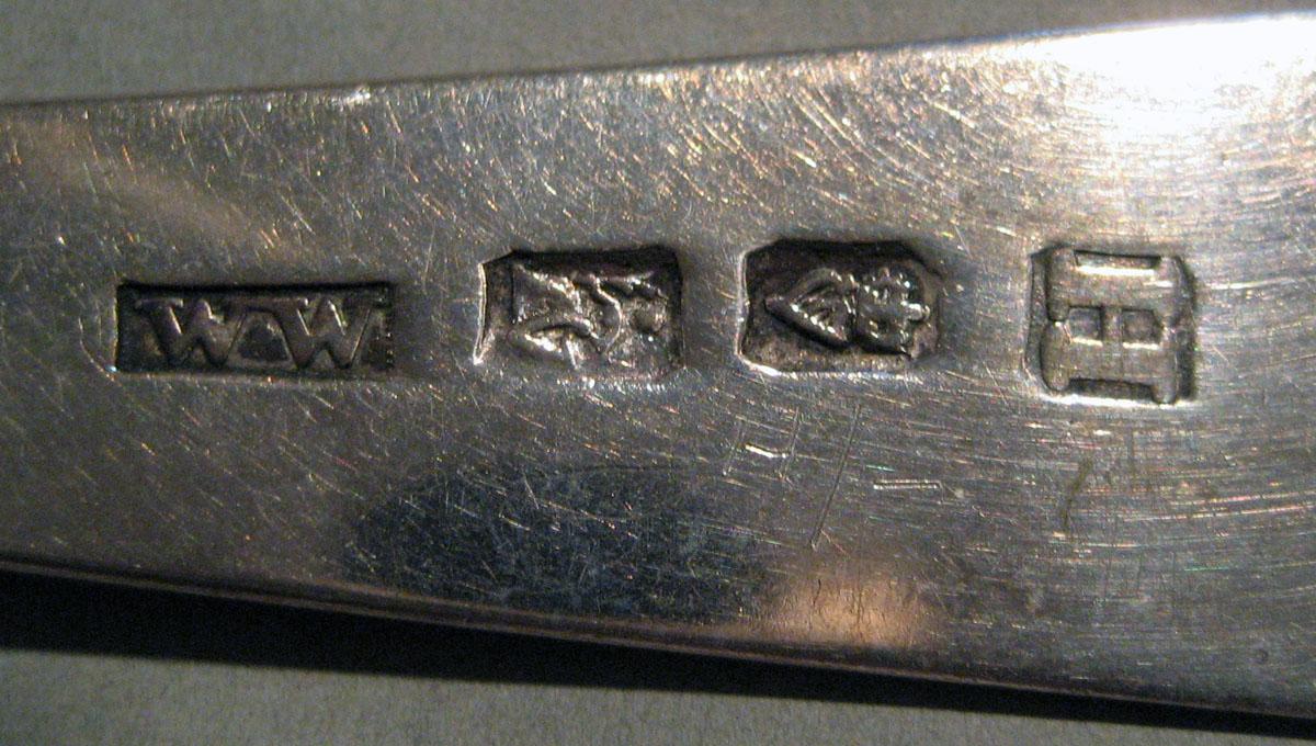 1998.0004.170 Silver Spoon marks underside
