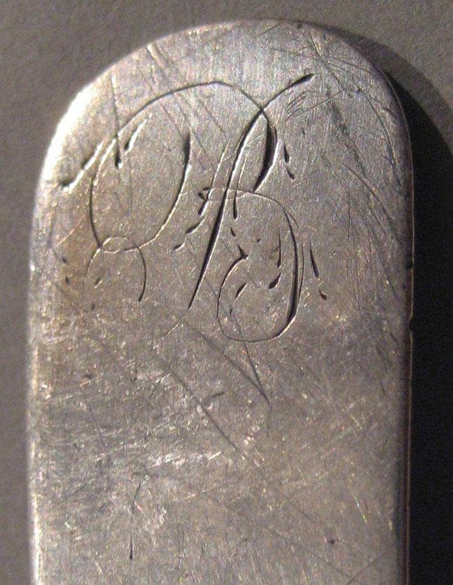 1998.0004.172 Silver Spoon engraving