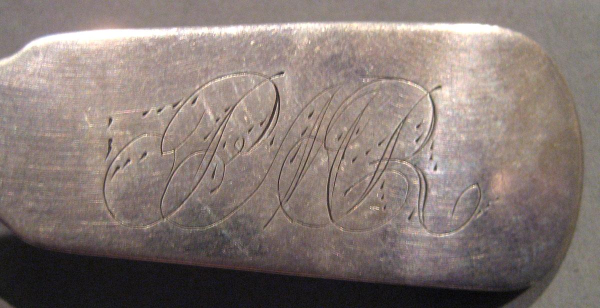 1998.0004.174 Silver Spoon engraving