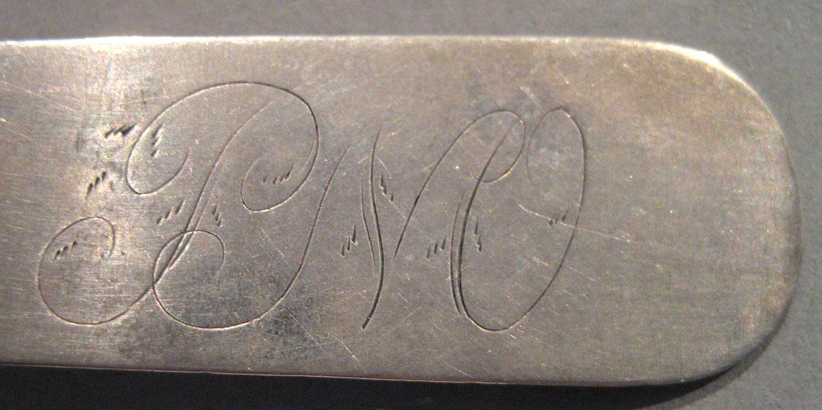 1998.0004.176.001 Silver Spoon engraving