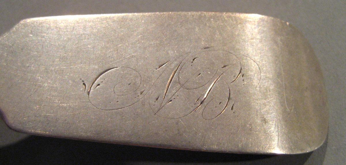 1998.0004.177 Silver Spoon engraving