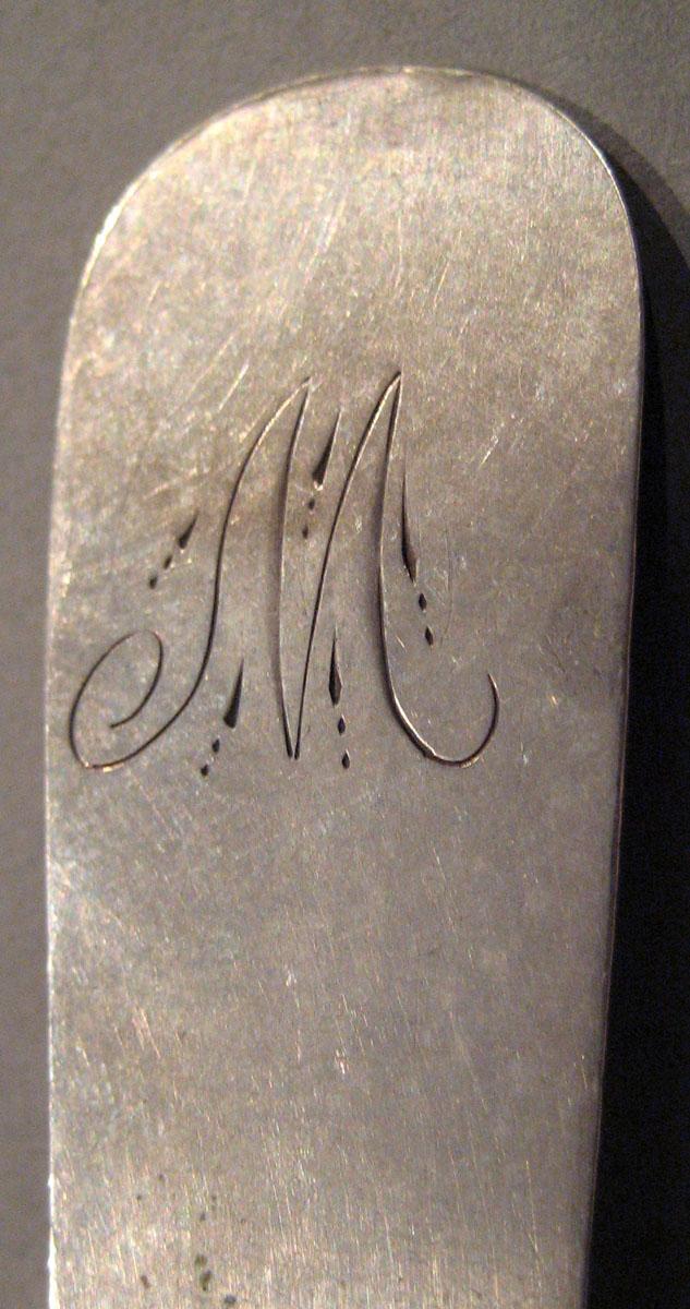 1998.0004.178 Silver Spoon engraving