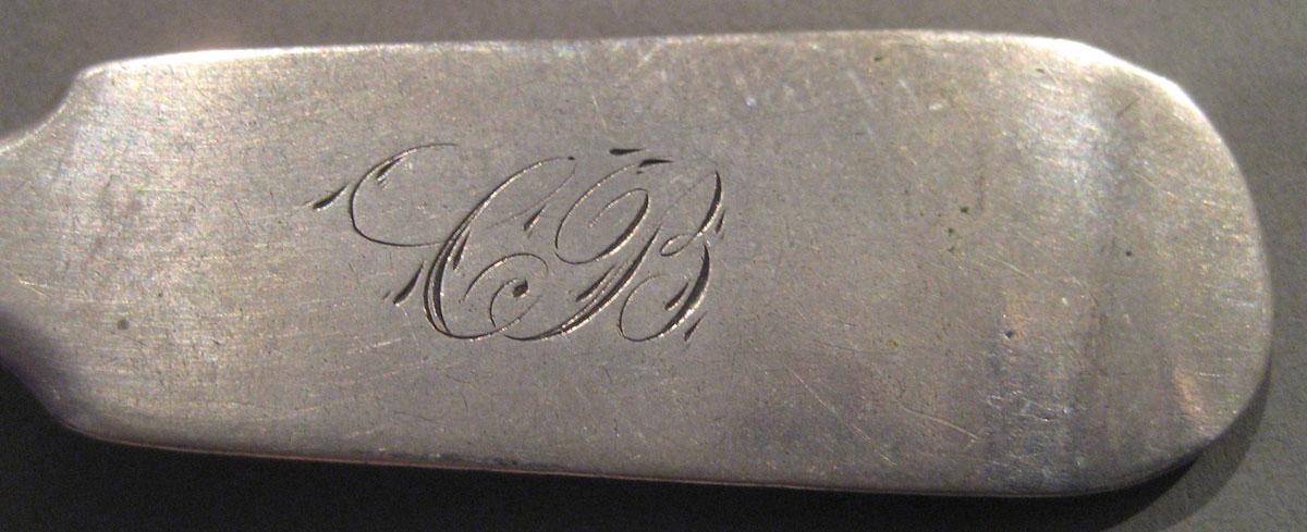 1998.0004.180 Silver Spoon engraving