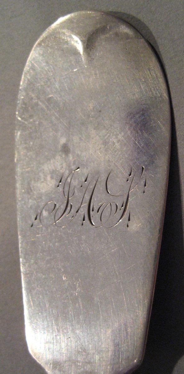 1998.0004.182 Silver Spoon engraving
