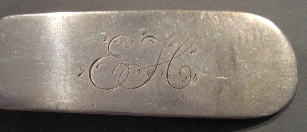 1998.0004.183 Silver Spoon engraving