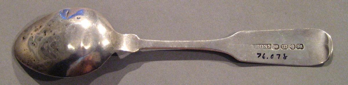1998.0004.188 Silver Spoon underside