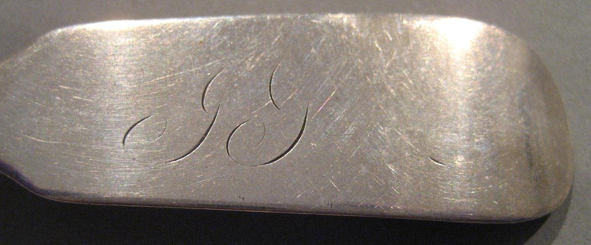 1998.0004.188 Silver Spoon engraving