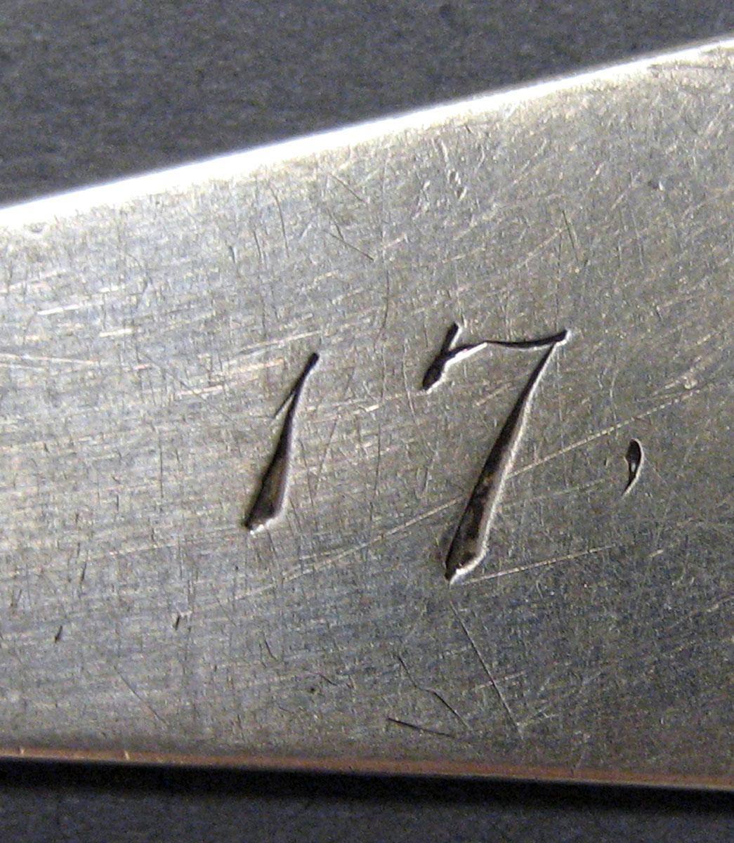 1998.0004.1909.001 Silver Spoon engraving underside