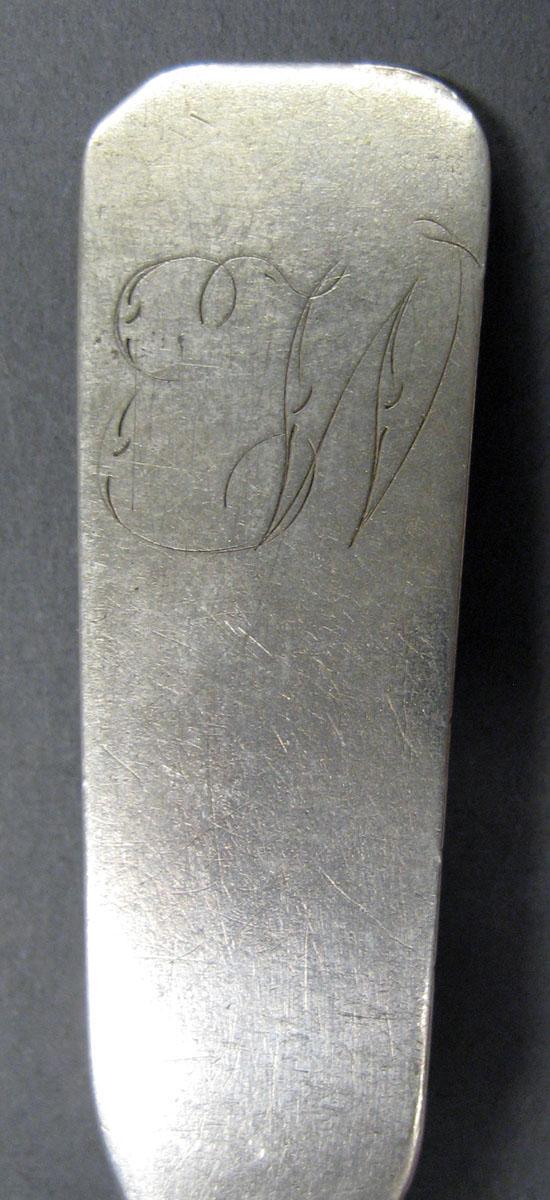 1998.0004.1910.001 Silver Spoon engraving