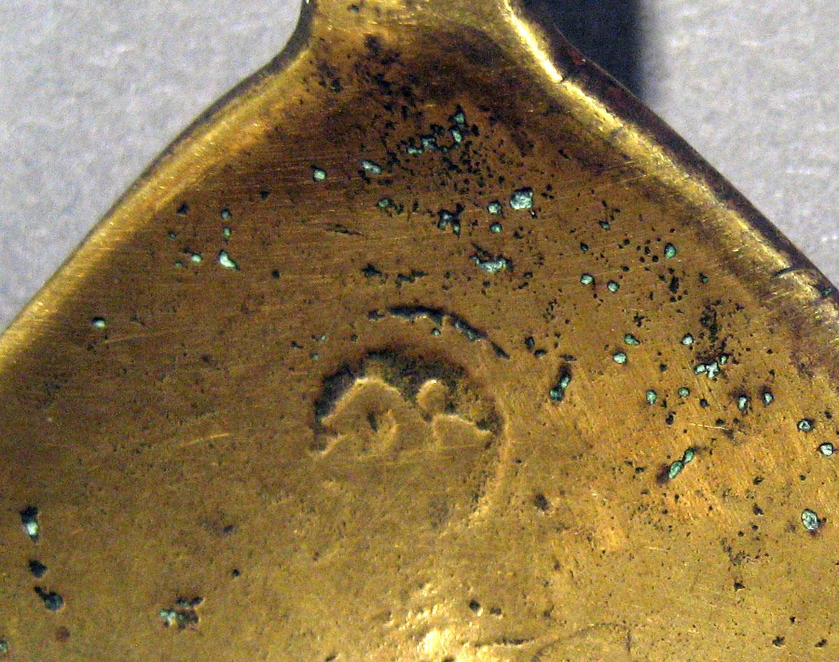 1998.0004.1911 Silver Spoon mark