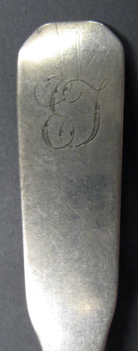 1998.0004.1912.001 Silver Spoon engraving